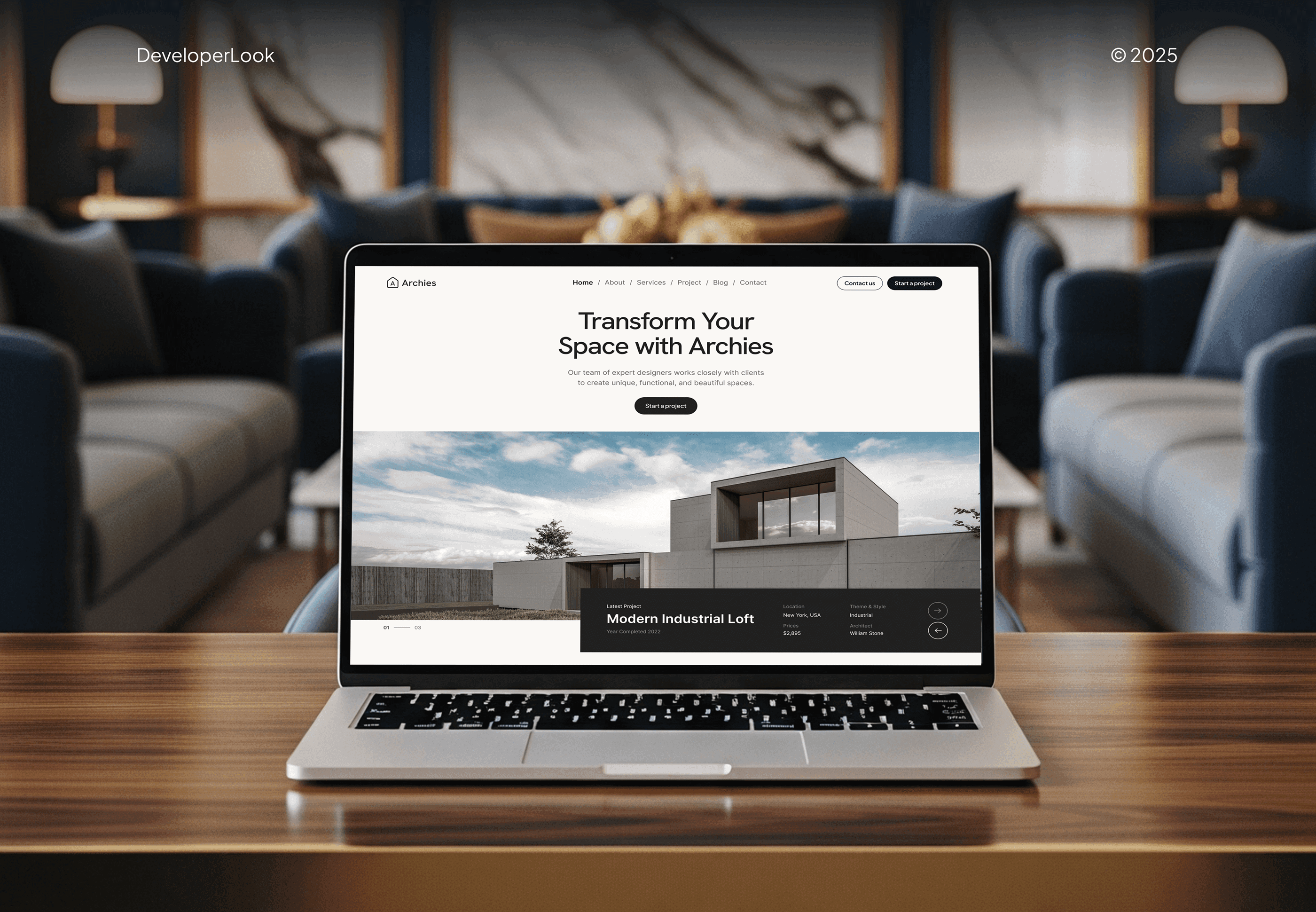 Archies Website Design