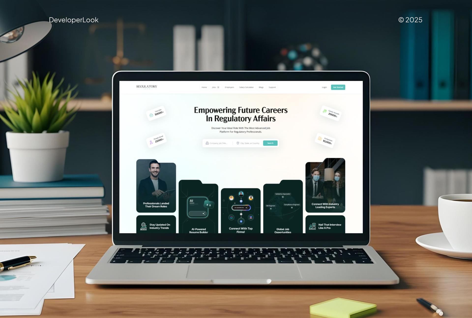 Regulatory jobs website