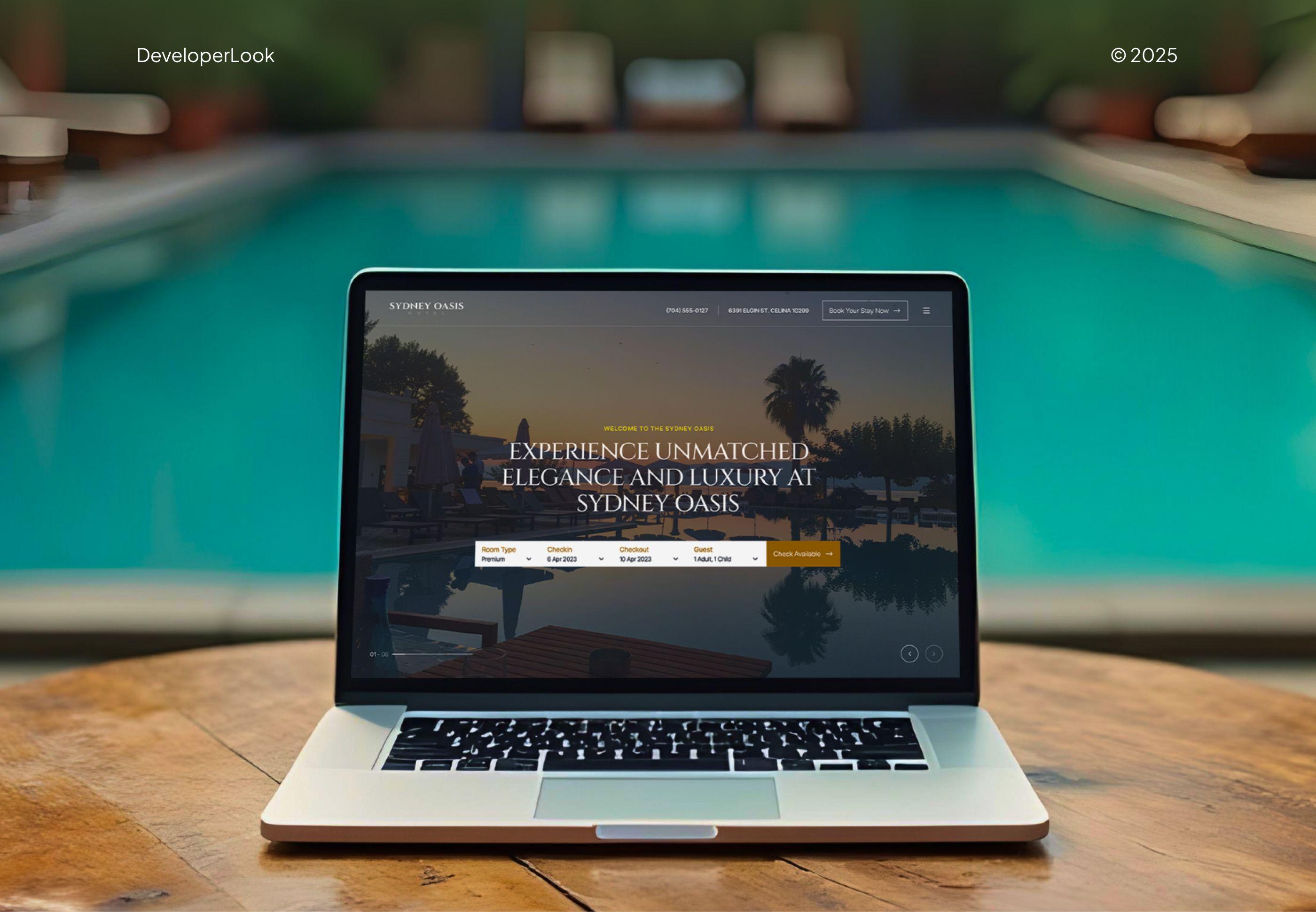 Sydney Oasis vacation Rental Website Design