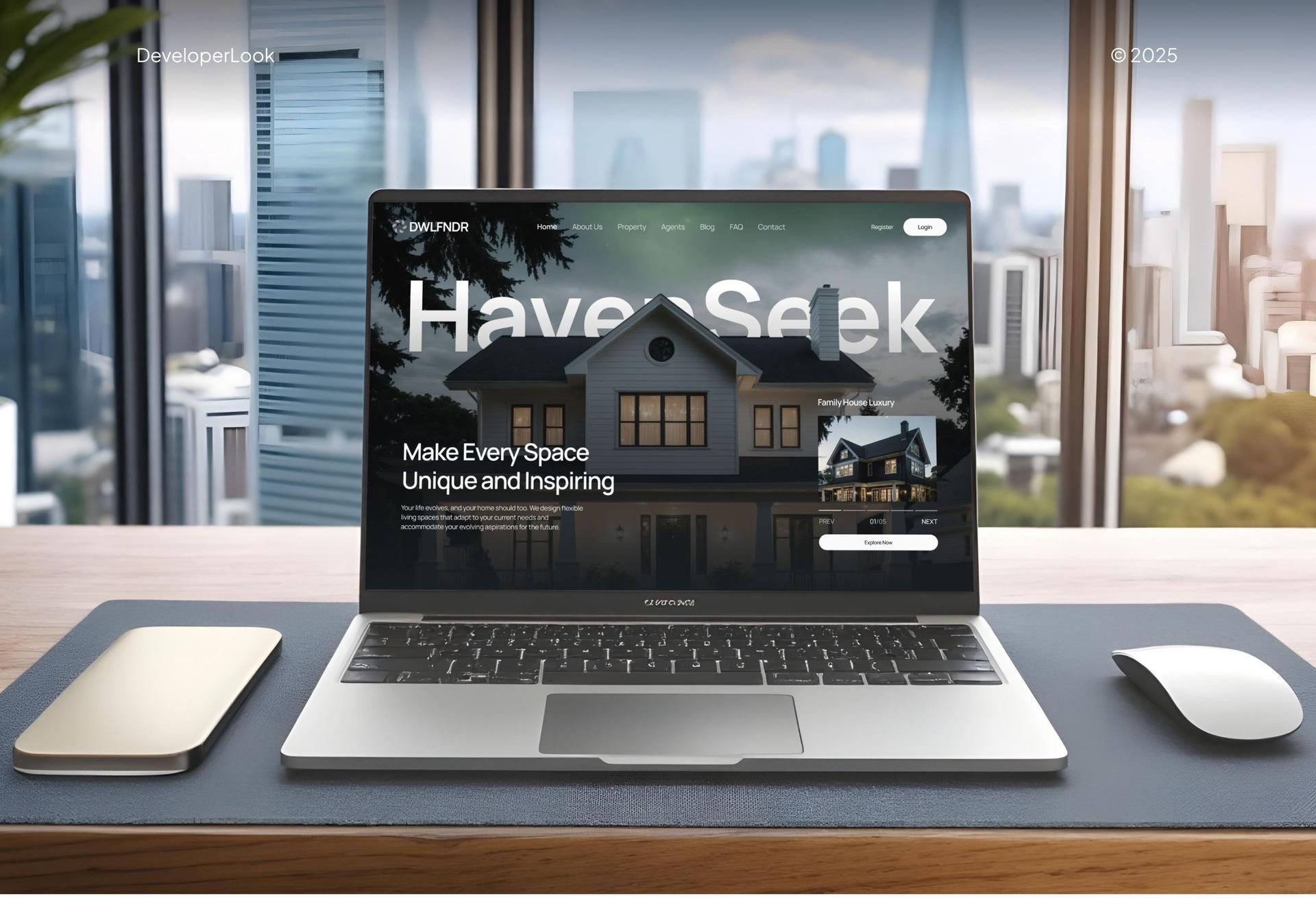 DWLFNDR Real estate Website