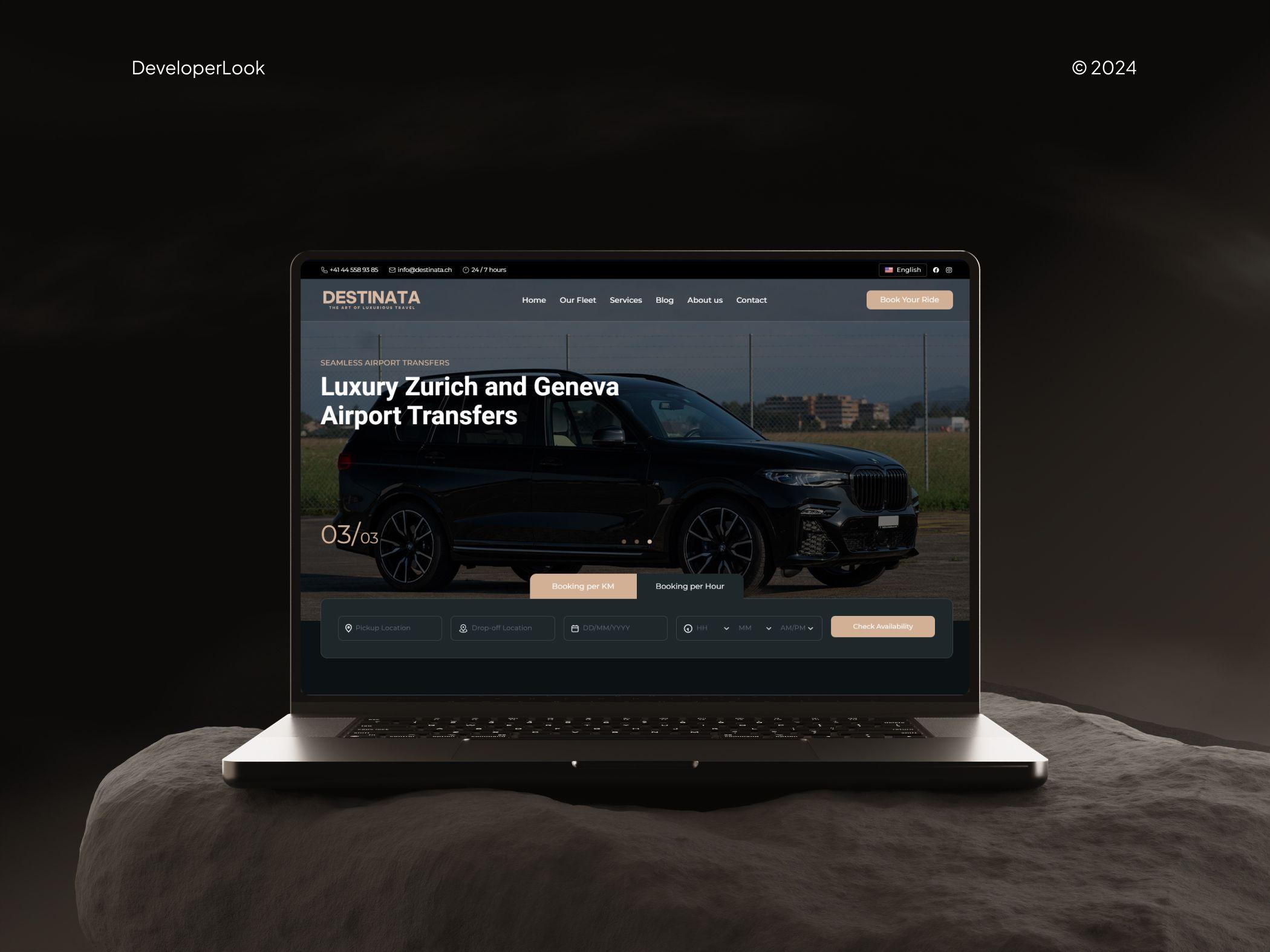 Limo Booking Website - Destinata